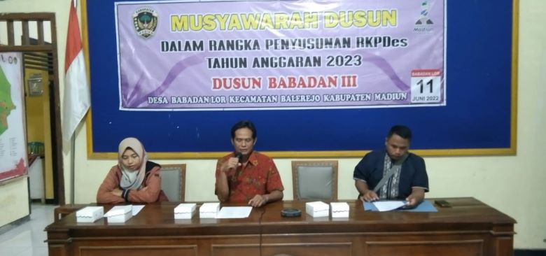 Musdus RKPDes Tahun Anggaran 2023 Dusun Babadan 03 Desa Babadan Lor 