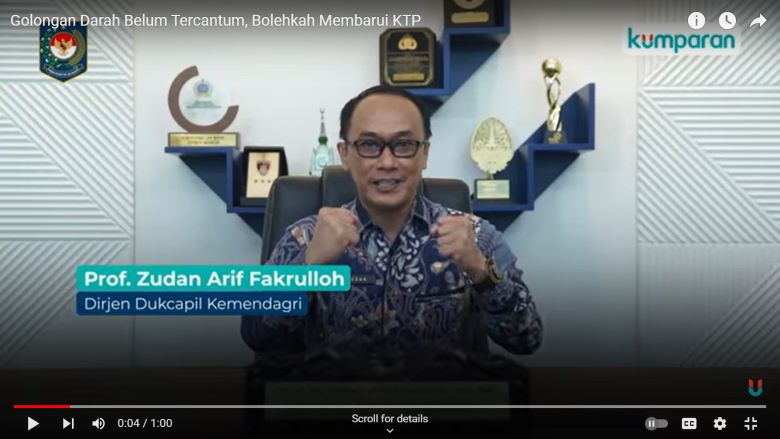 Golongan Darah Belum Tercantum, Bolehkah Membarui KTP