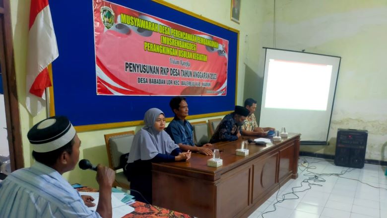 Musrenbangdes Perangkingan Usulan Kegiatan Dalam Rangka RKP Desa TA 2023