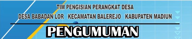 Contoh Surat Pernyataan Bakal Calon Perangkat Desa