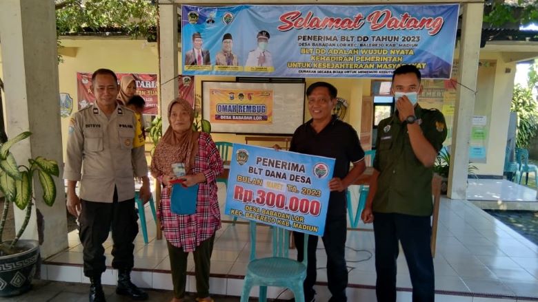 Penyaluran BLT DD Periode Maret 2023 Kepada 49 KPM di Desa Babadan Lor