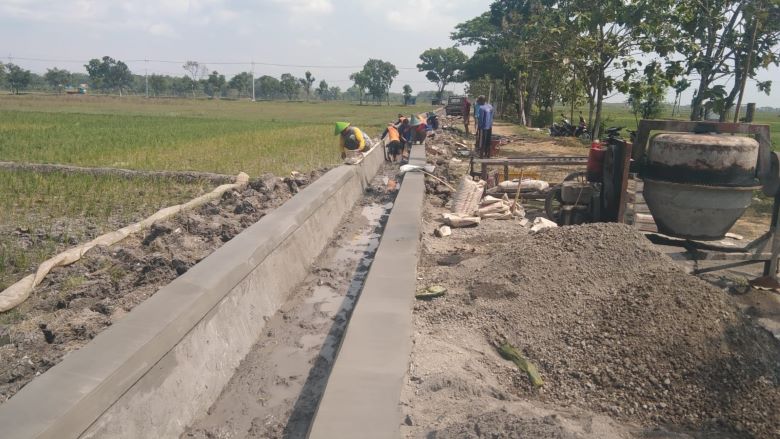 Peningkatan Jaringan Irigasi Tersier Melalui P3-TGAI Bengawan Solo T.A. 2023