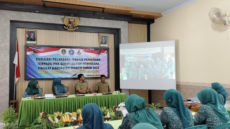 Kunjungan Tim Evaluasi Pelaksana Terbaik Pembinaan Terpadu PKK Sehat Lestari Berencana Tahun 2024