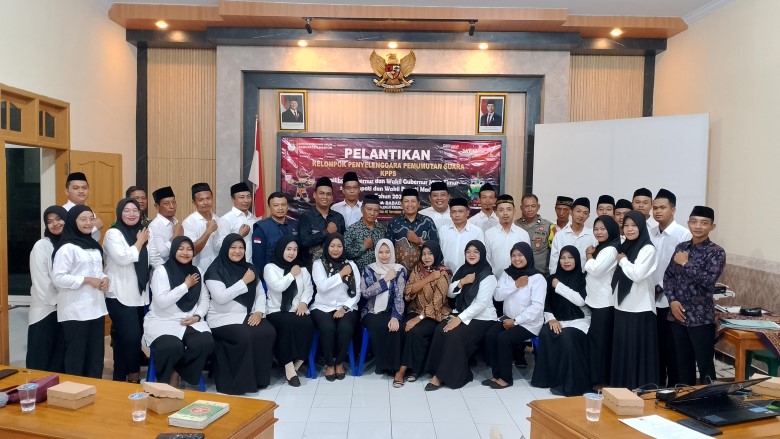 Sebanyak 28 Orang Anggota KPPS Pilkada 2024 Desa Babadan Lor Dilantik