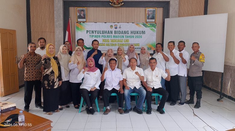 Tipikor Polres Madiun Dorong Tata Kelola Pemerintahan Desa yang Bersih dan Transparan